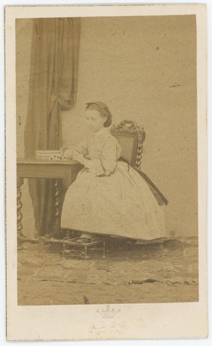 Cdv circa 1860 ritratto di - ritratto,