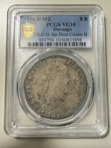 1816 messico durango - mz, 8