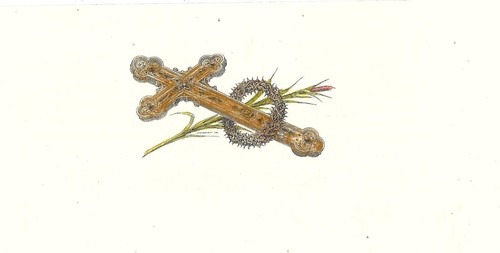 Stampa antica piccola - , croce