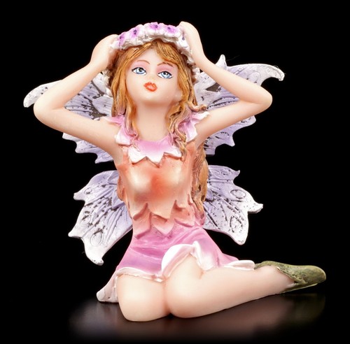 Piccola statua fata con - piccola,